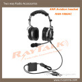 Anr Aviation Pilot Headset Active Noise Reducing with Super Soft Double Foam Head Pad